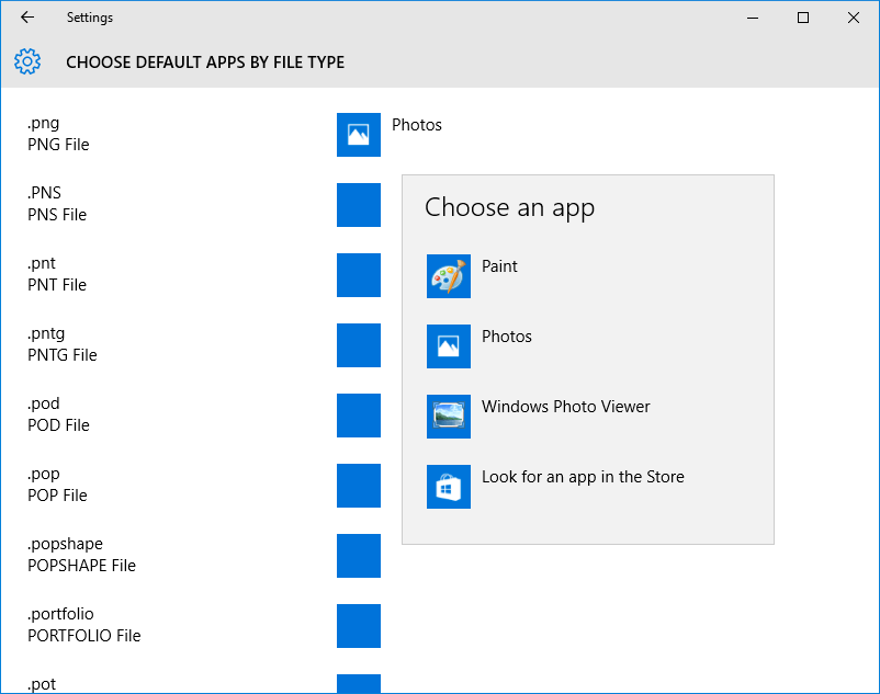 Windows 10 rakenduste vaikeaken