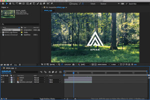 .Aepx-faili ekraanipilt rakenduses Adobe After Effects CC 2019