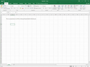 Ekraanipilt .dif-failist rakenduses Microsoft Excel 2016