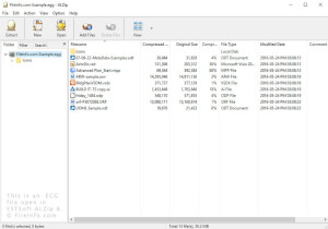 ESTSoft ALZip 8 .egg-faili ekraanipilt