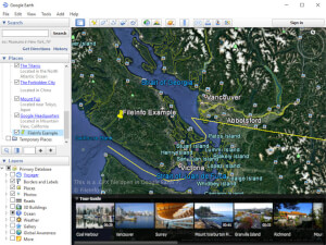 Google Earth 7 .gpx-faili ekraanipilt