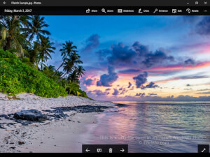 Screenshot of a .jpg file in Microsoft Windows Photos