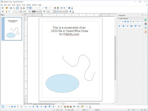 .Odg-faili ekraanipilt Apache OpenOffice Draw 4.1.3-s