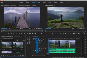.Prproj-faili ekraanipilt rakenduses Adobe Premiere Pro CC 2019