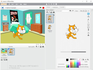 .Sb-faili ekraanipilt MIT Scratch 2-s