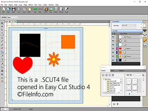Ekraanipilt .scut4-failist rakenduses Easy Cut Studio 4