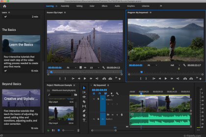 Adobe Premiere Pro CC 2019 ekraanipilt