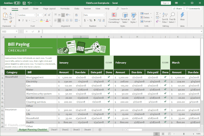 Ekraanipilt Microsoft Excel 2019-st